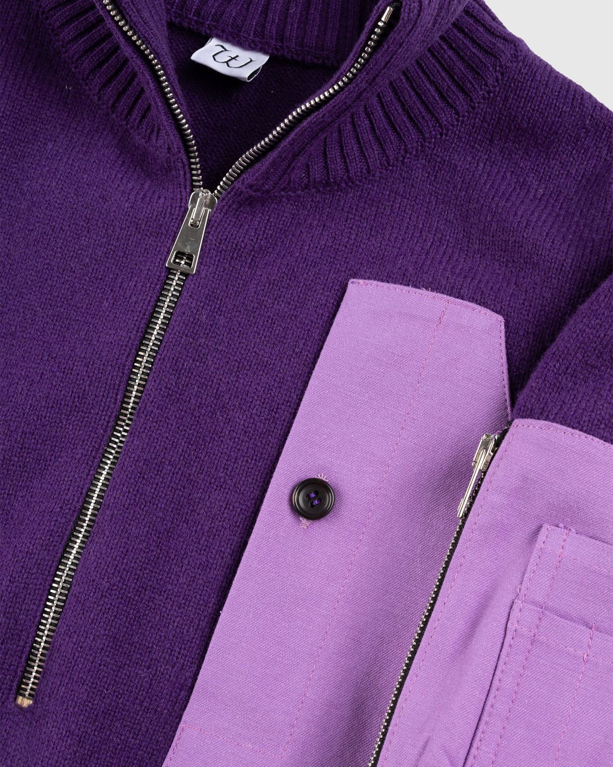 Winnie New York – Zip-Up Fleece Purple