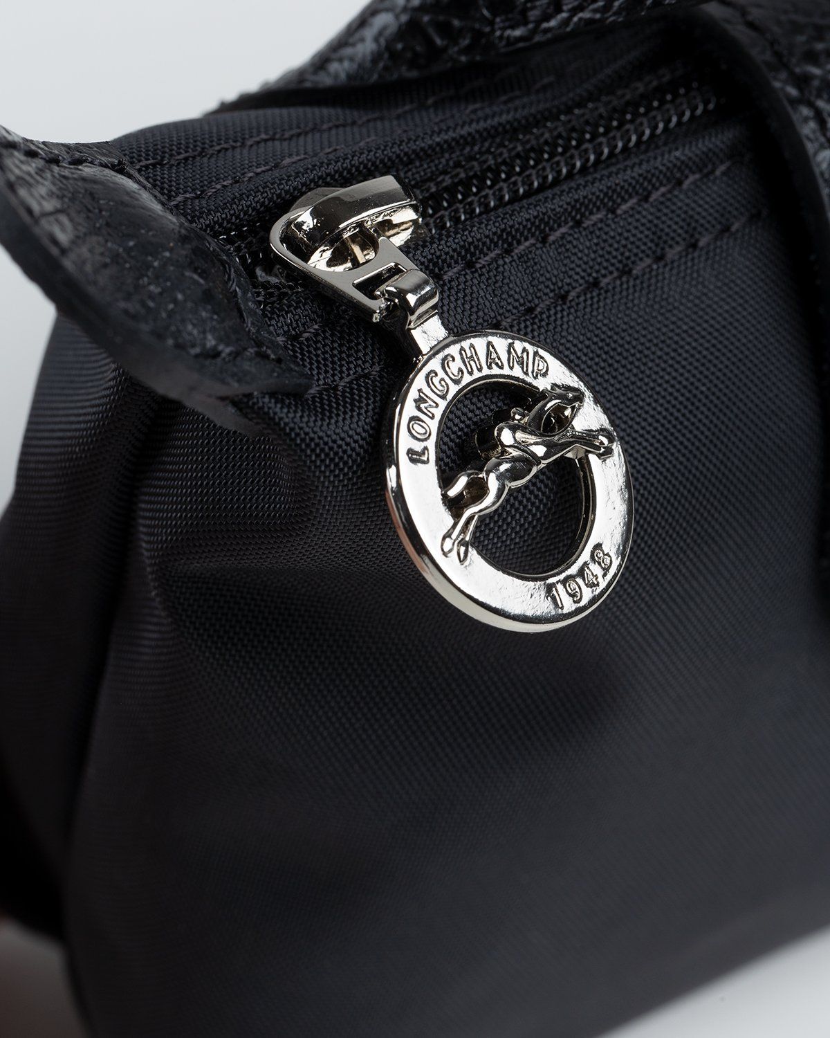 Longchamp x André Saraiva – Le Pliage André Top Handle Bag Black