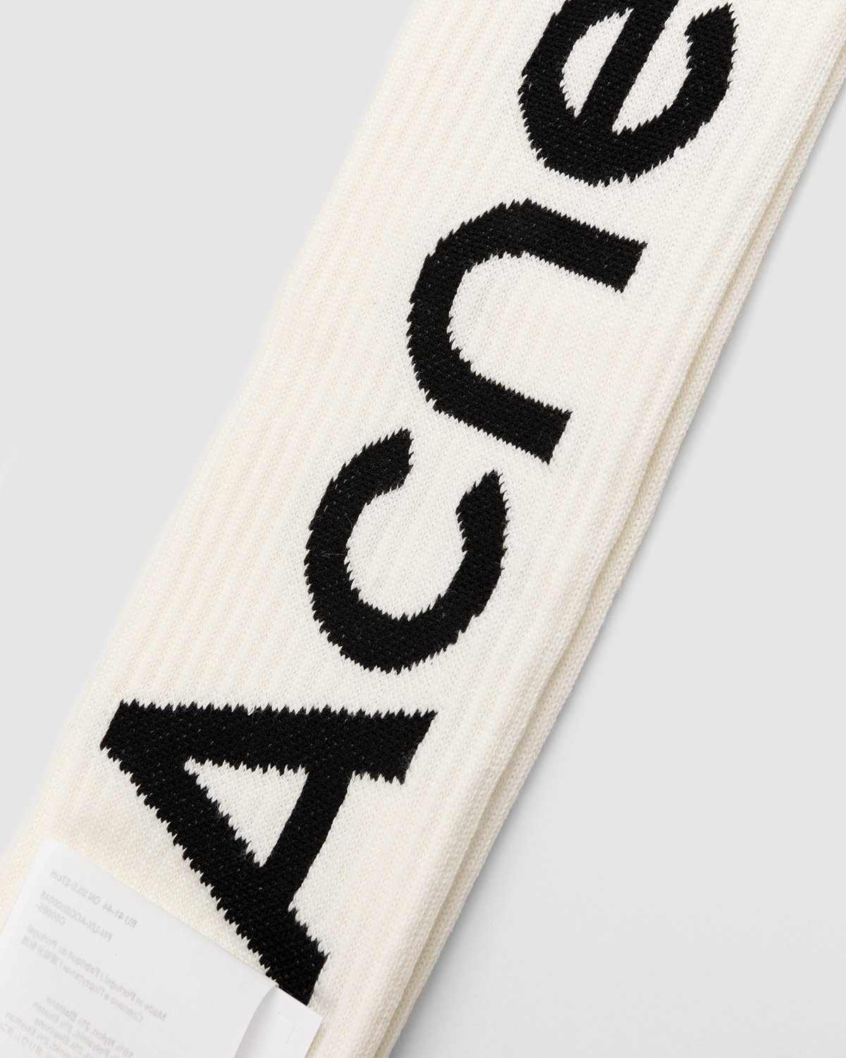 Acne Studios – Logo Socks White | Highsnobiety Shop