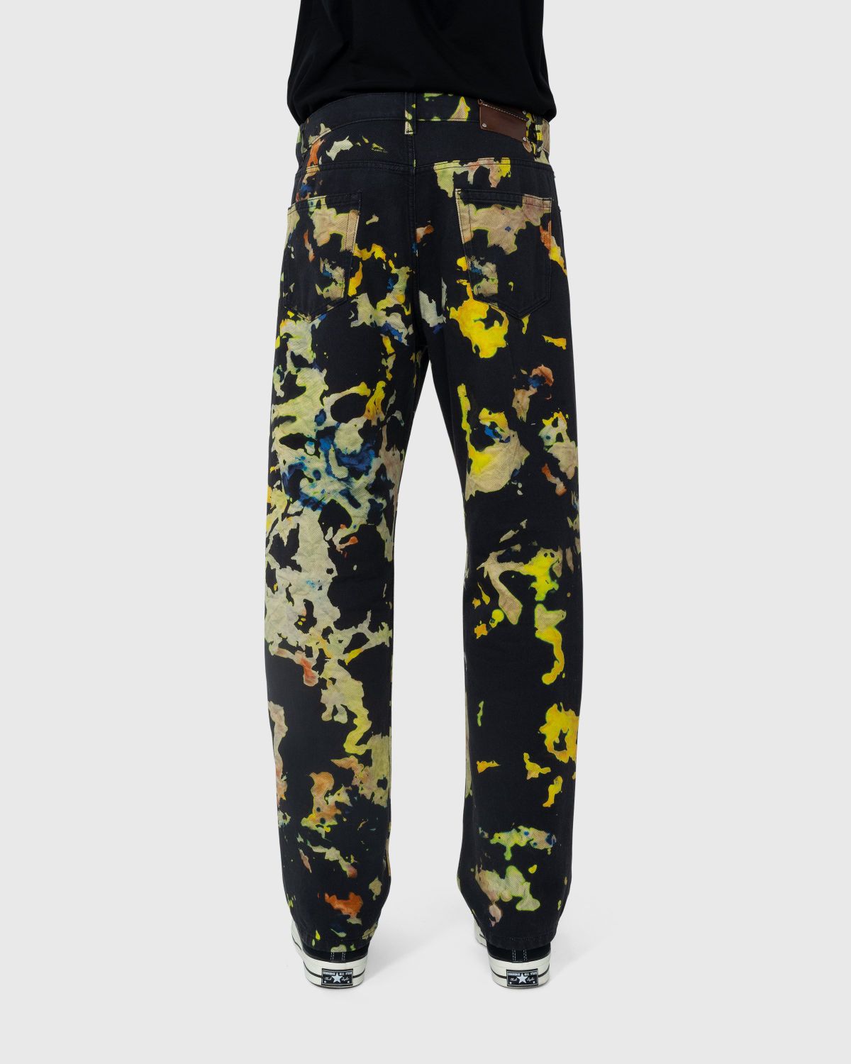 Supreme yellow hot sale camo pants