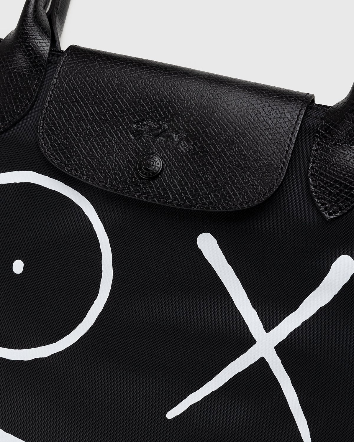 Longchamp x André Saraiva – Le Pliage André Shoulder Bag Black