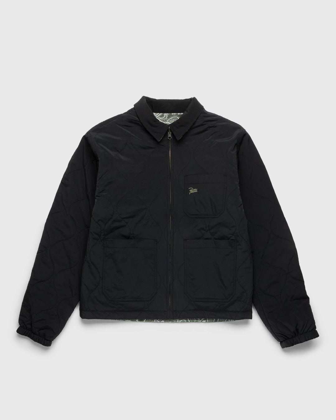 Patta – Paisley Reversible Jacket Black Paisley | Highsnobiety Shop