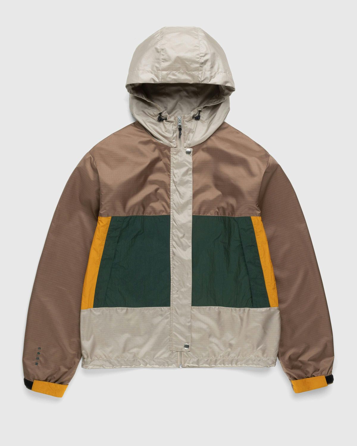 Highsnobiety – Mix Panel Parka Brown/Green | Highsnobiety Shop