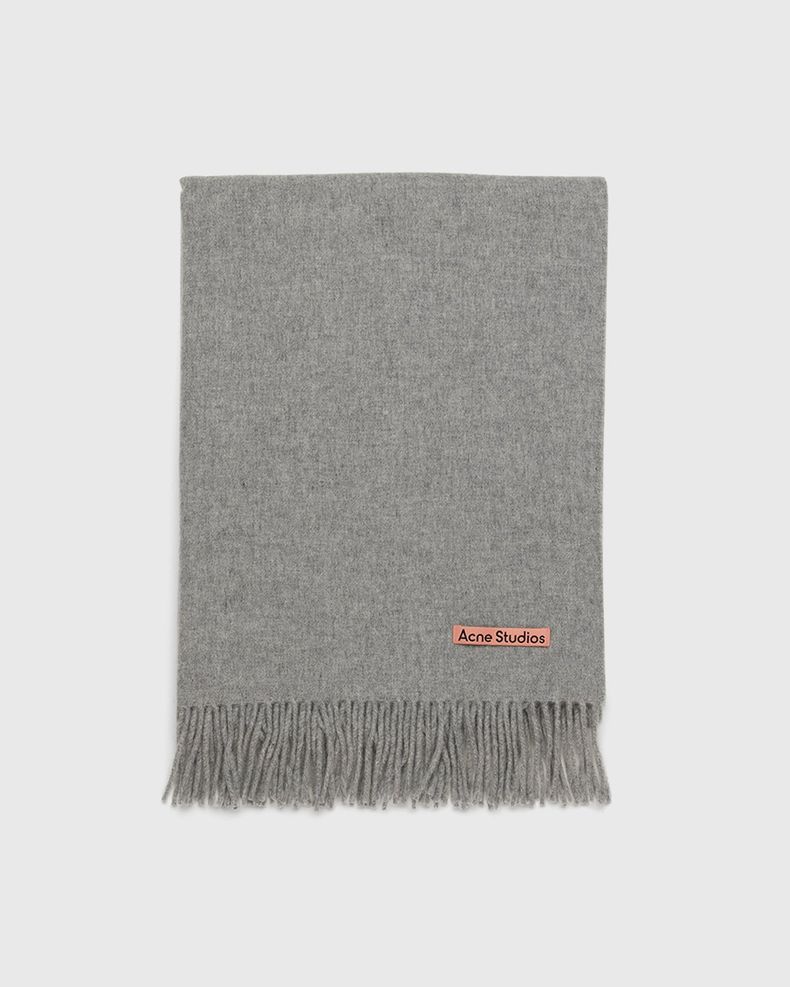 Acne Studios – Canada New Scarf Light Grey Melange | Highsnobiety Shop