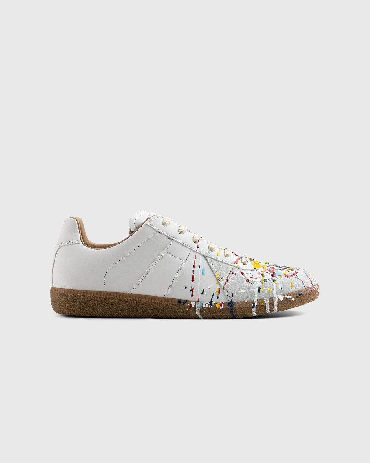 Maison Margiela – Replica Paint Drop Sneakers White | Highsnobiety Shop