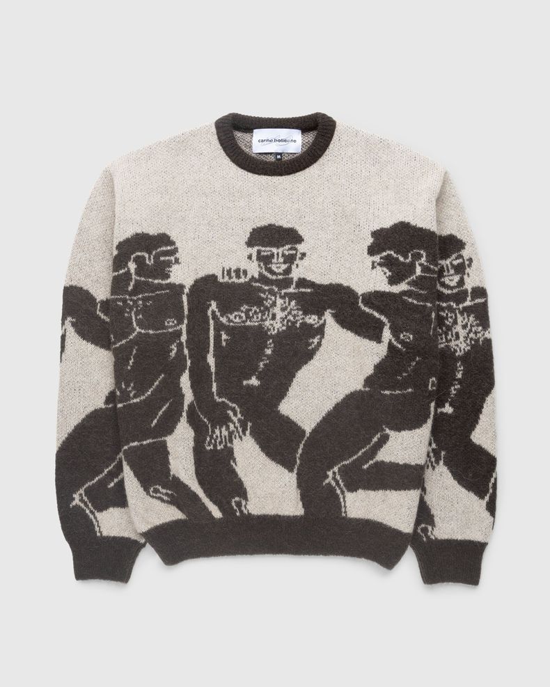 Carne Bollente: SSENSE Exclusive Blue In-Depends Day Sweater