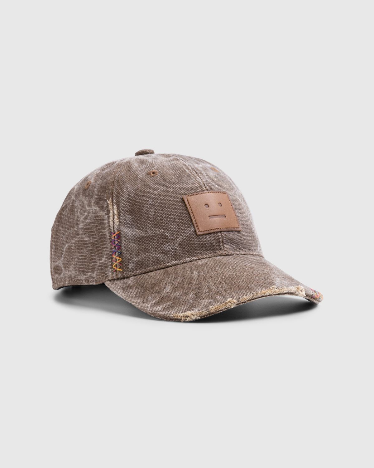 Acne Studios – Leather Face Highsnobiety Patch Toffee Shop Cap | Brown
