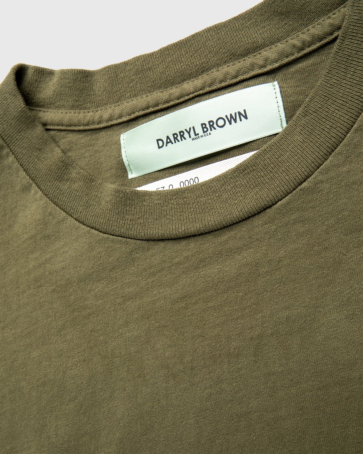 Darryl Brown – T-Shirt Military Olive | Highsnobiety Shop