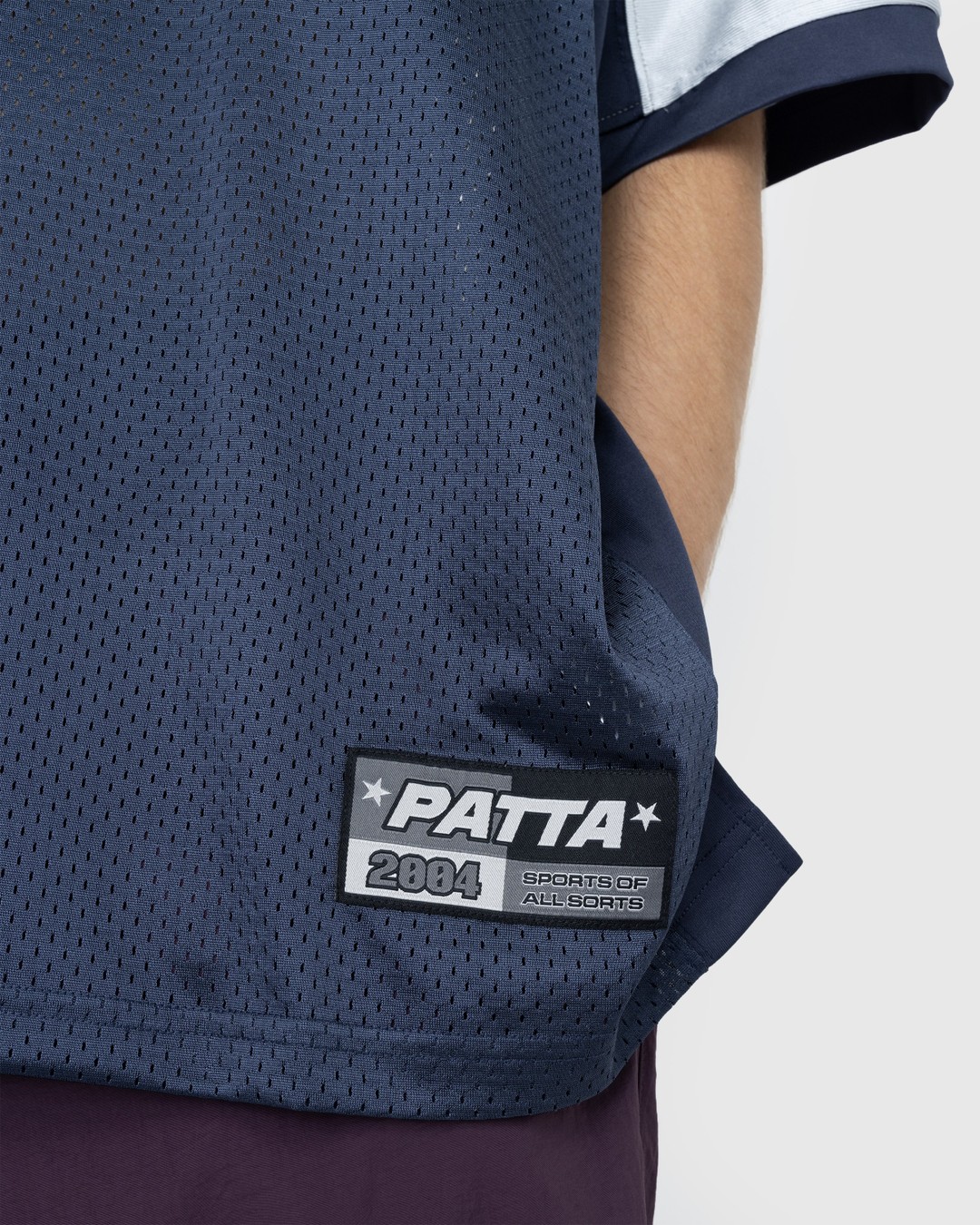 Patta – Respect Football Jersey Blue Nights/Pearl Blue