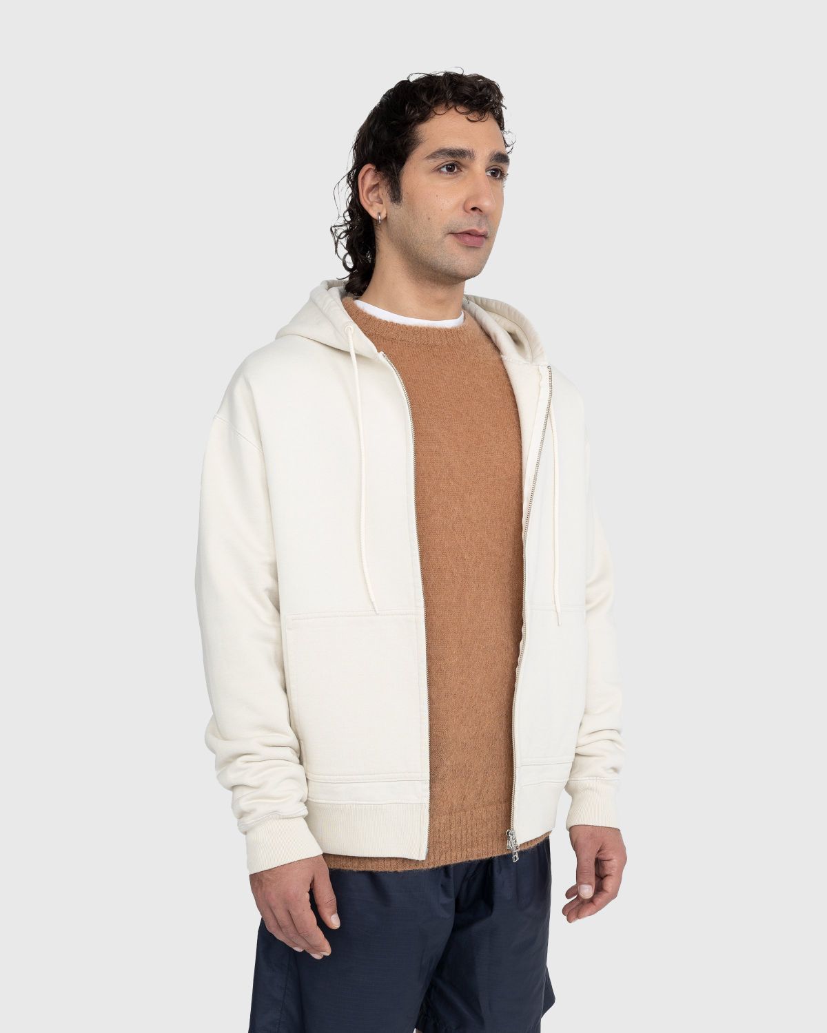 Highsnobiety – Fleece Hoodie Ivory | Highsnobiety Shop