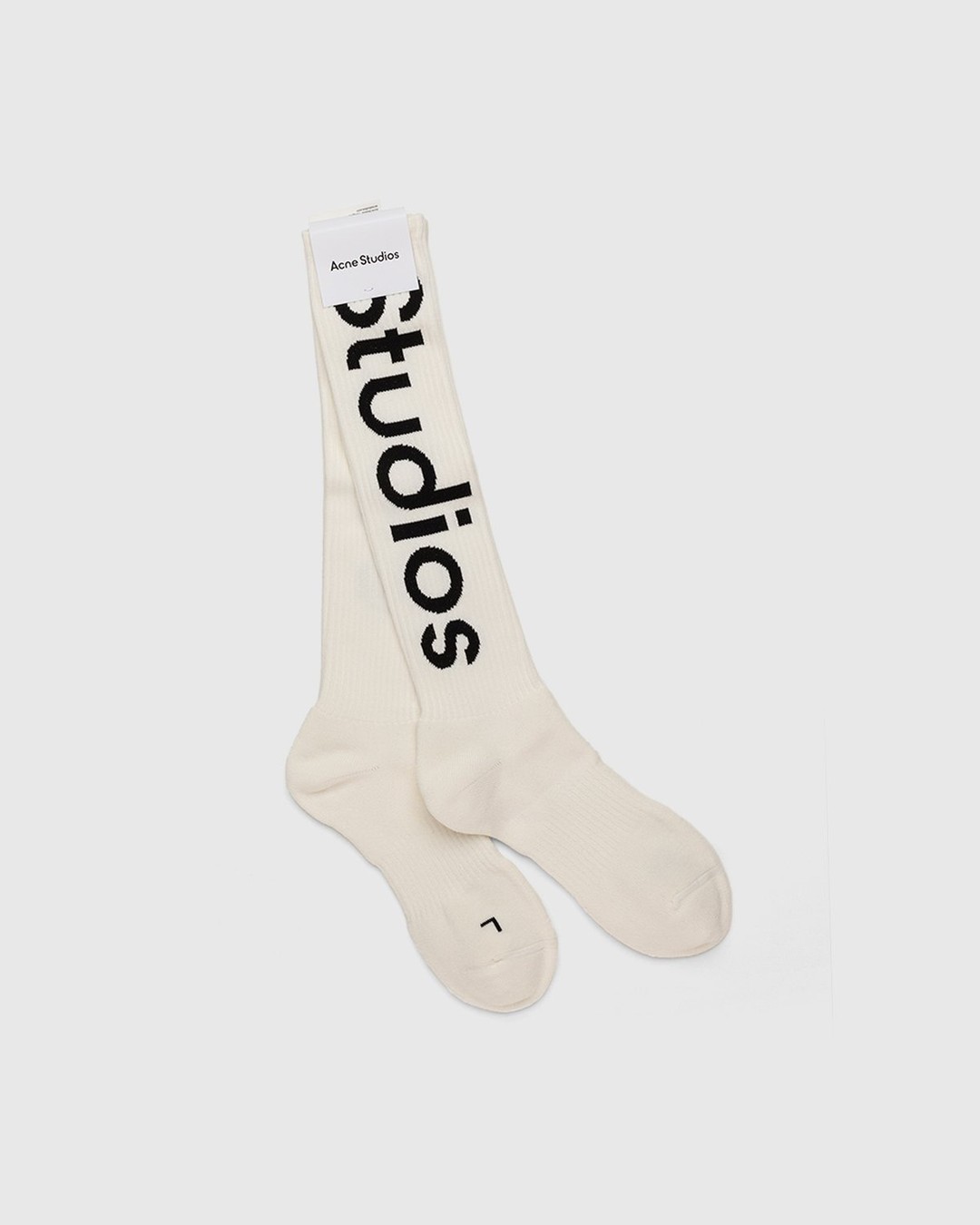 Acne Studios – Logo Socks White | Highsnobiety Shop