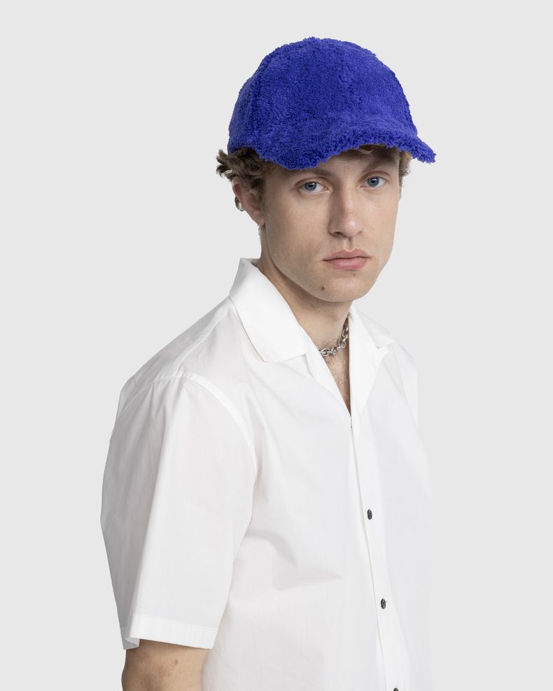 Marni – Fuzzy Faux Fur Baseball Hat Blue | Highsnobiety Shop