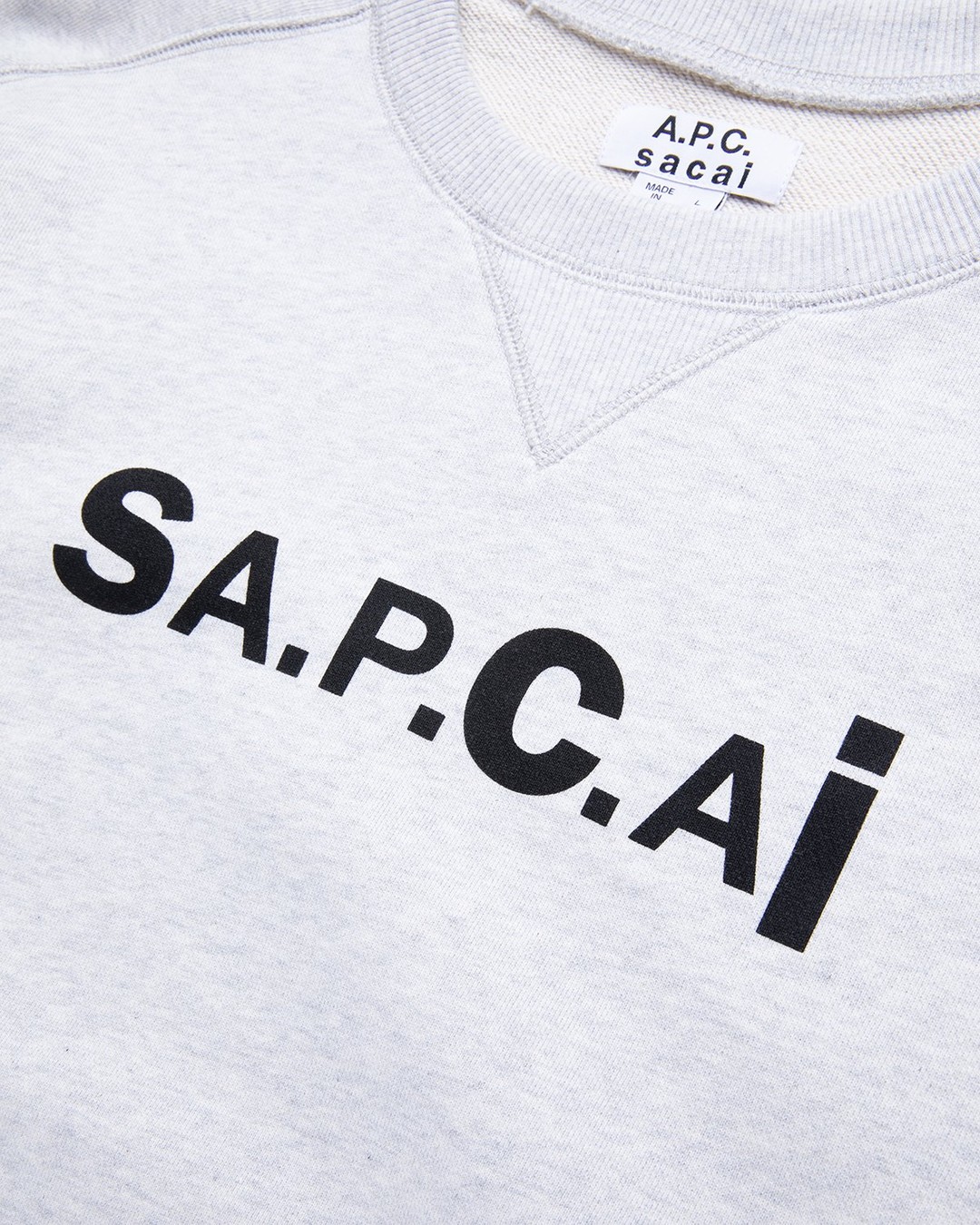 L SACAI A.P.C T-SHIRT KIYO L/GRAY www.krzysztofbialy.com