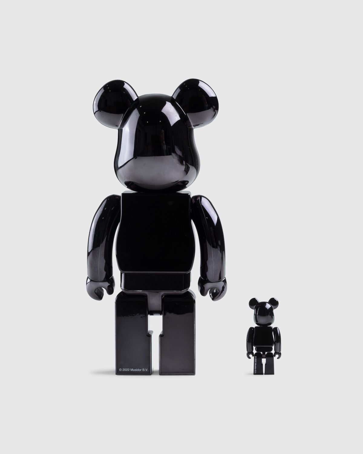 Medicom – Be@rbrick The Rolling Stones Lips & Tongue 100% & 400% Set Black  Chrome Version