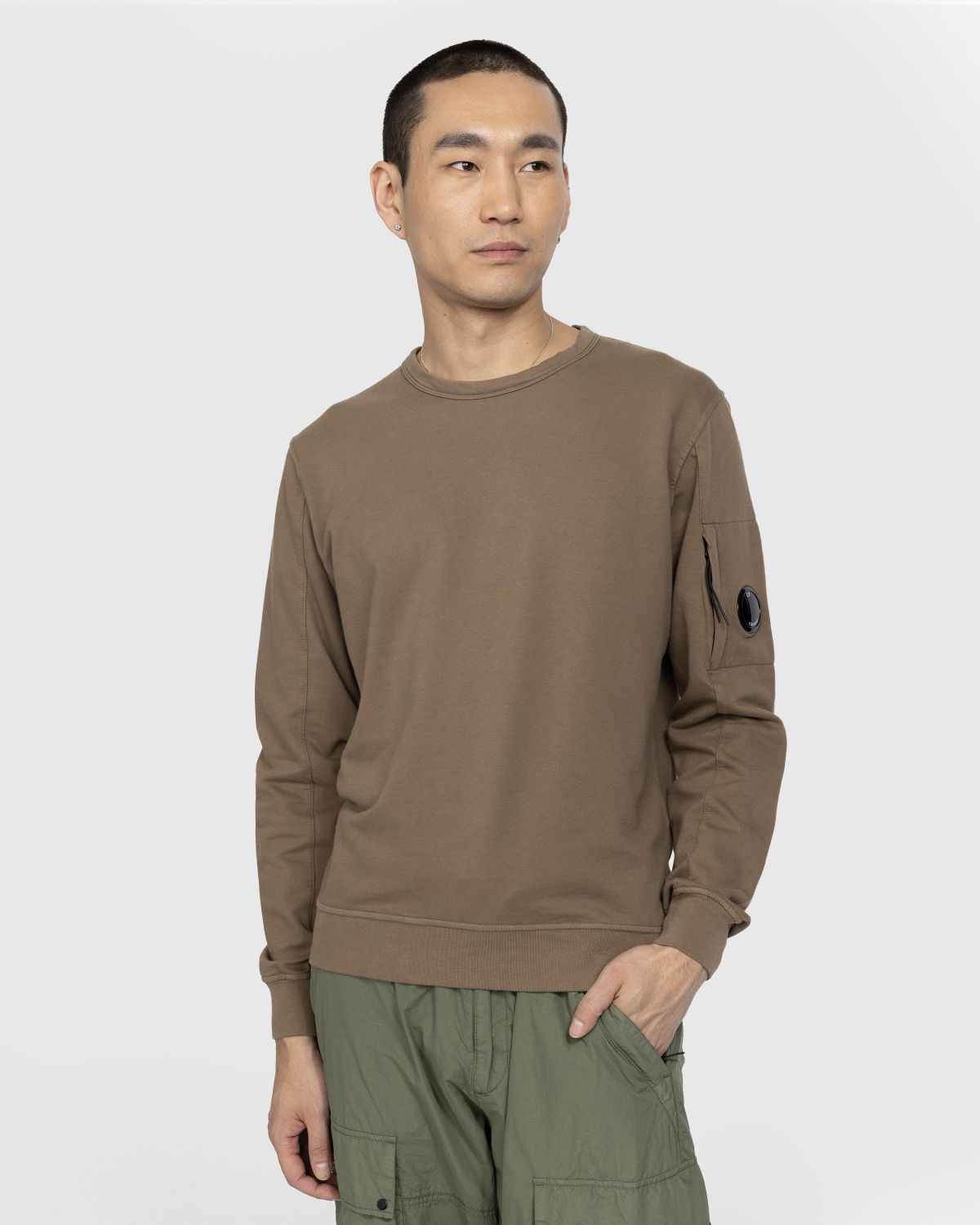 Sweatshirt Light – Fleece Highsnobiety Company Grey Lead | Shop C.P.