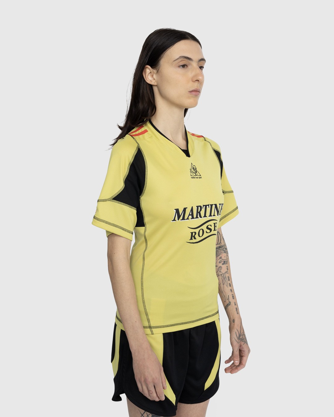 Martine Rose Yellow Shrunken T-Shirt