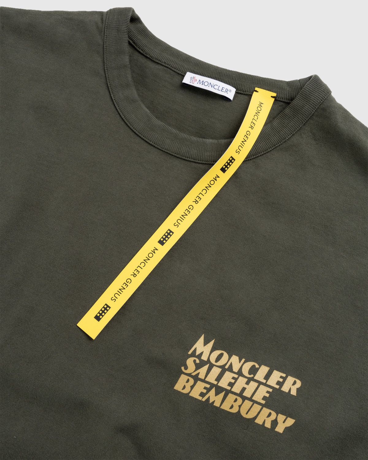 Green moncler hot sale t shirt