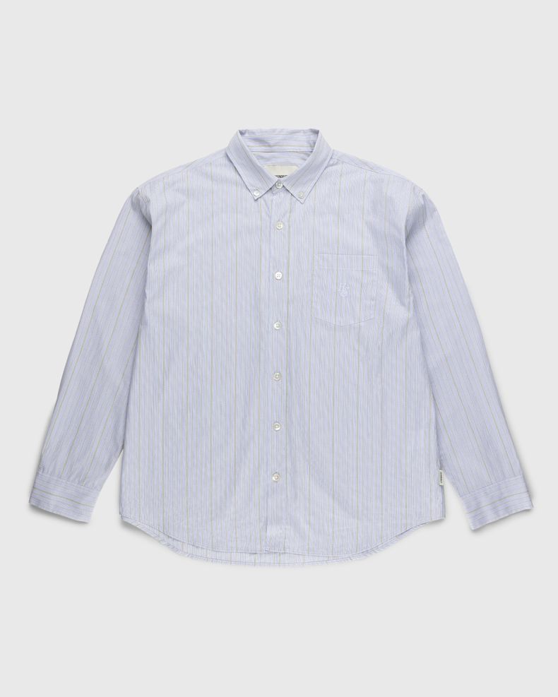 Diomene by Damir Doma – Embroidered Vacation Shirt White/Blue ...