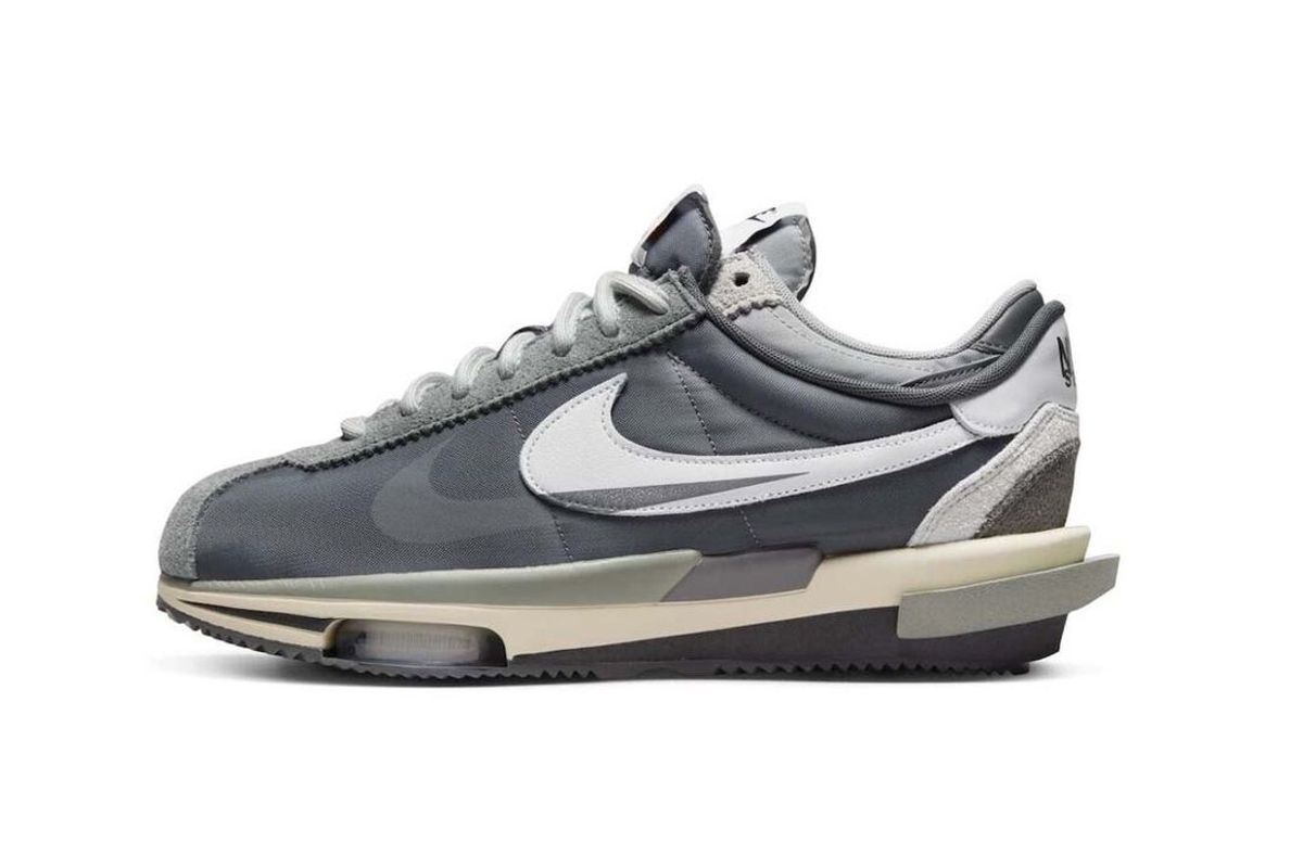 Profesor Descomponer olvidar sacai x Nike Zoom Cortez "Iron Grey" Sneaker: Release Date, Price