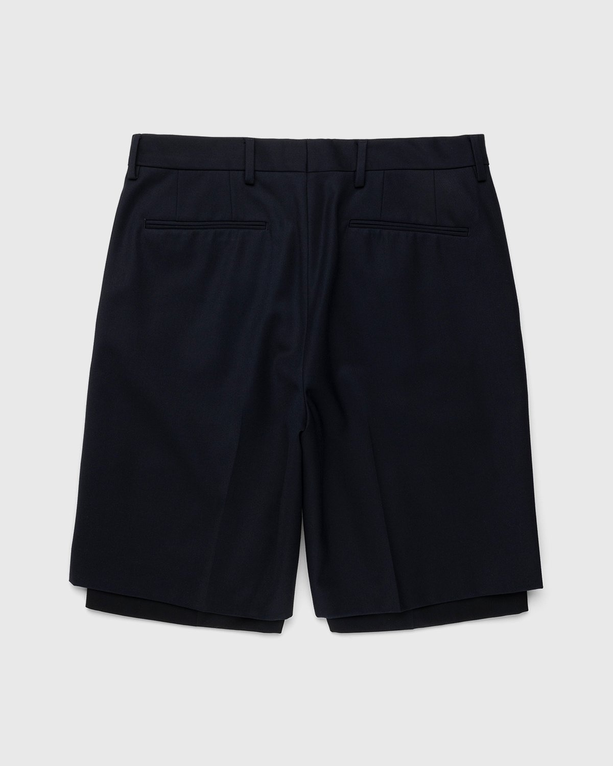 Dries van Noten – Prescott Double Layer Shorts Navy | Highsnobiety