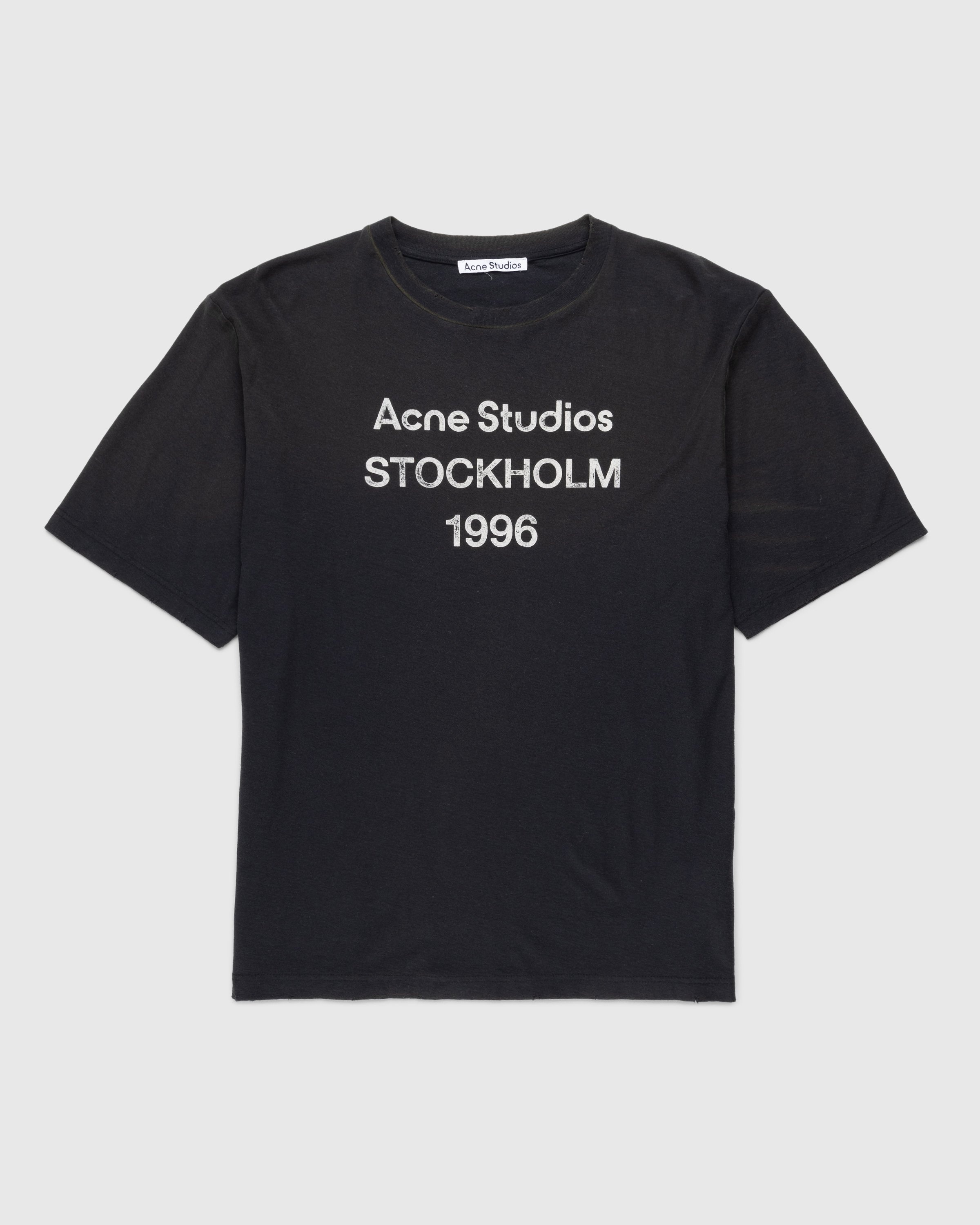 Acne Studios – Logo Shop T-Shirt Black Highsnobiety 