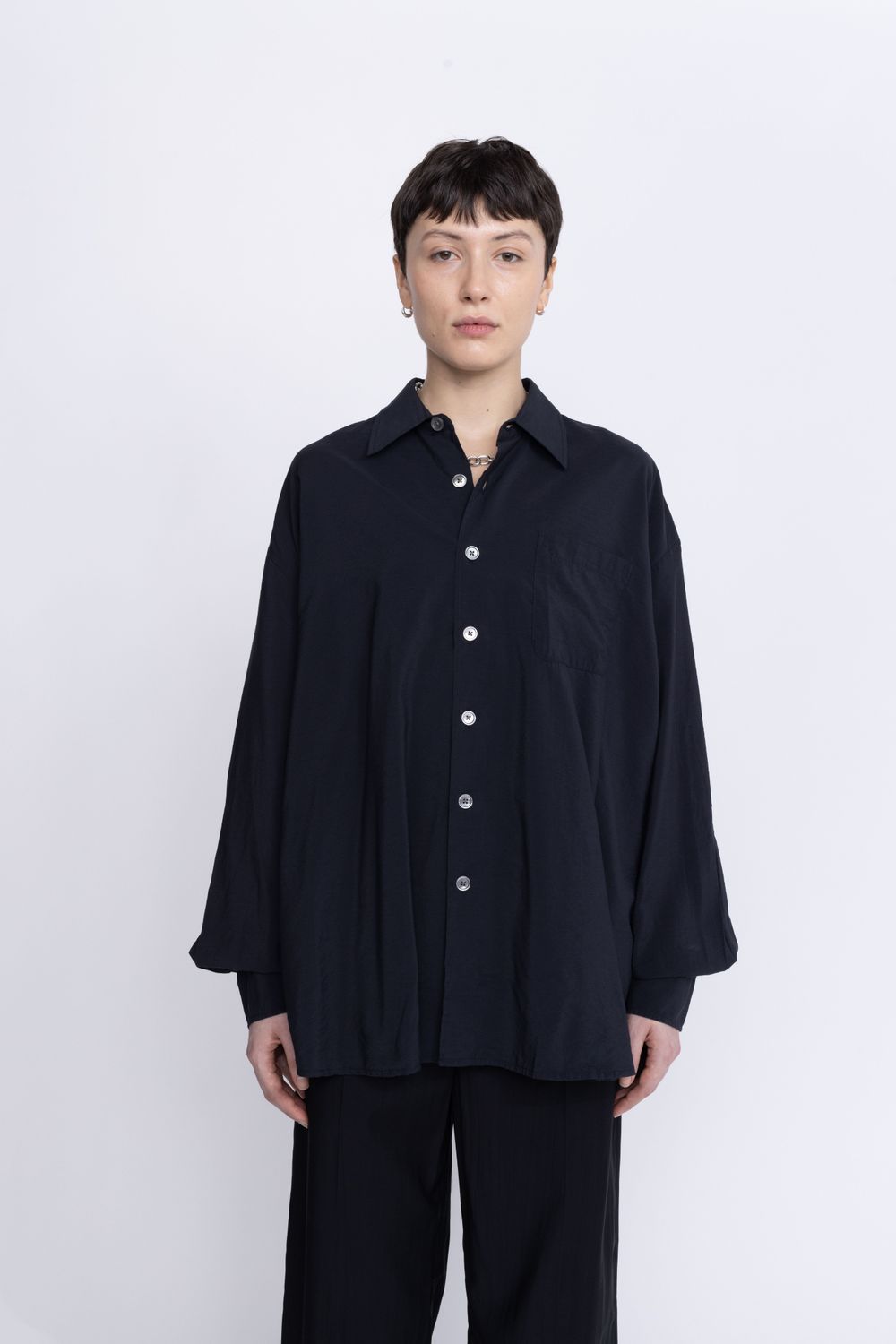Our Legacy – Borrowed Shirt Black | Highsnobiety Shop