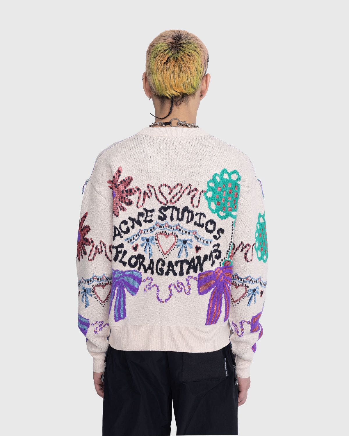 Acne Studios – Floragatan Jacquard Sweater Multi