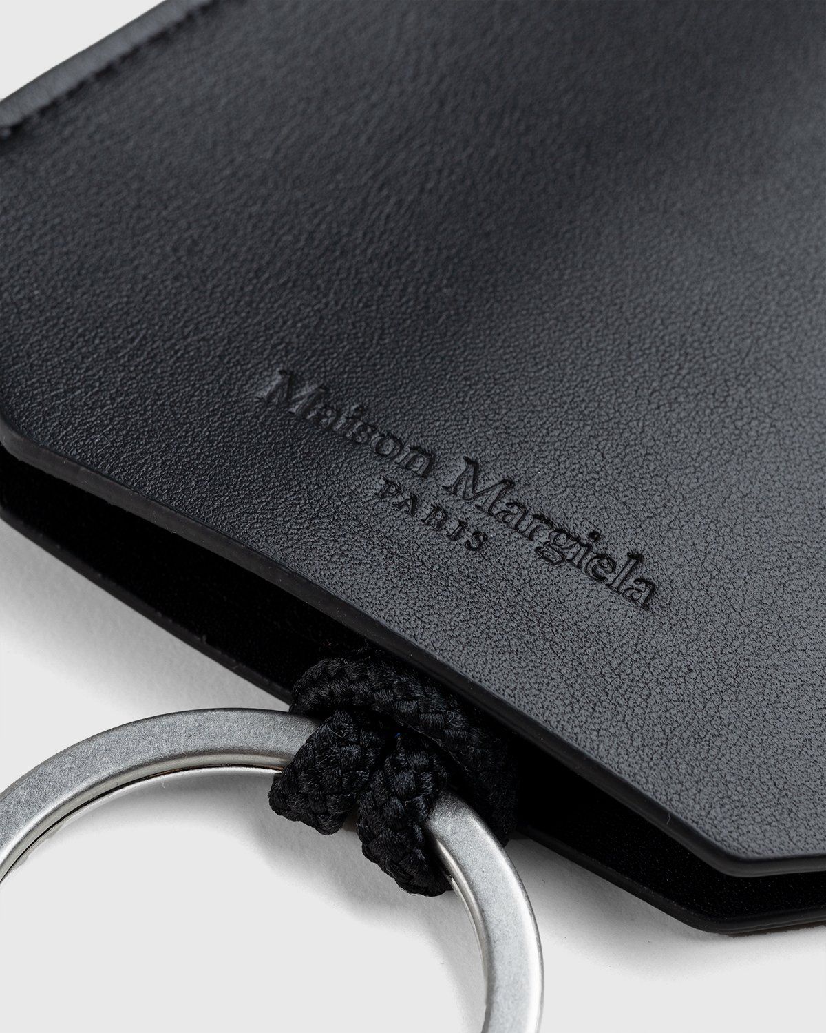 Maison Margiela – Leather Key Ring Black