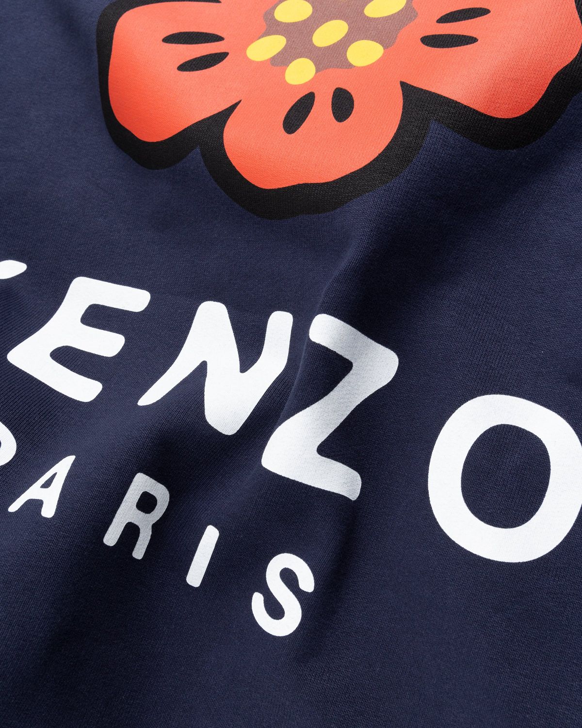 KENZO x Nigo Boke Flower Embroidered Denim Tracker Jacket Blue