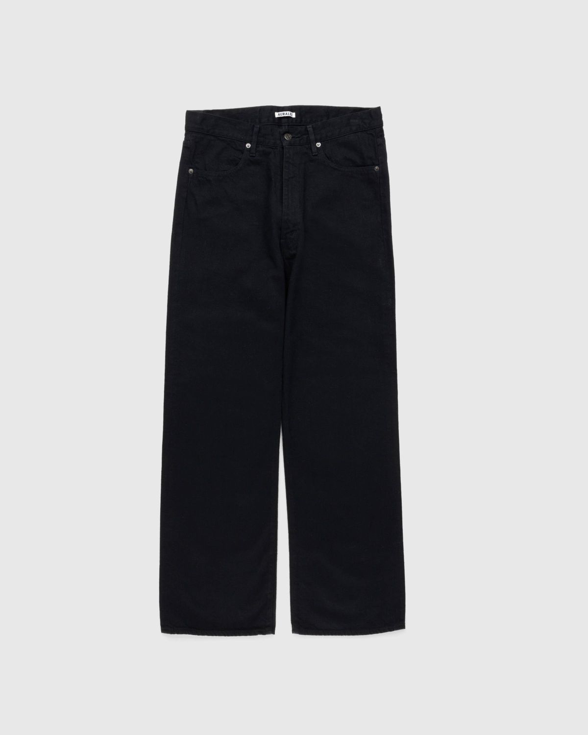 Auralee – Selvedge Light Denim Pants Black | Highsnobiety Shop