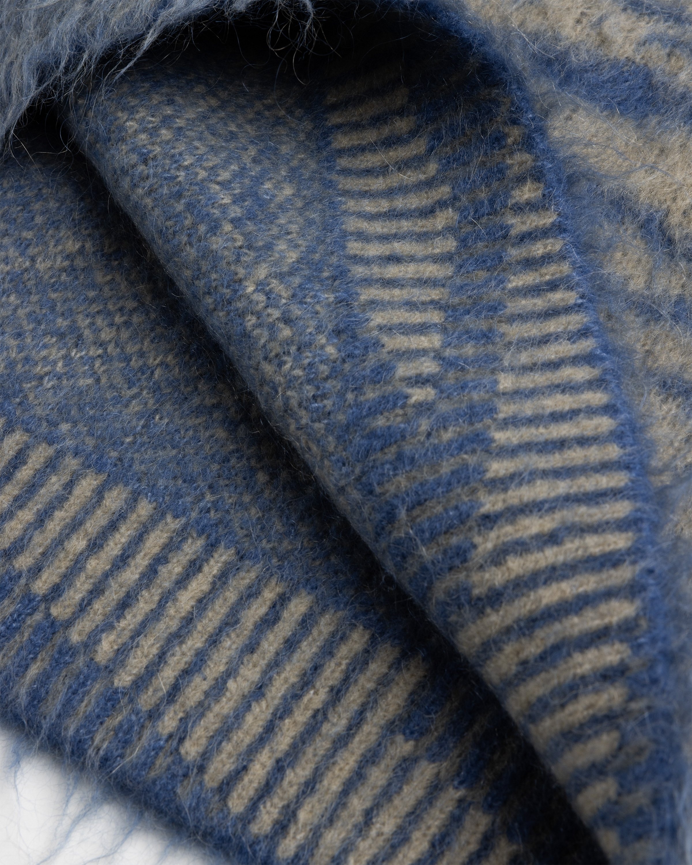 Acne Studios – Jacquard Crewneck Sweater Blue