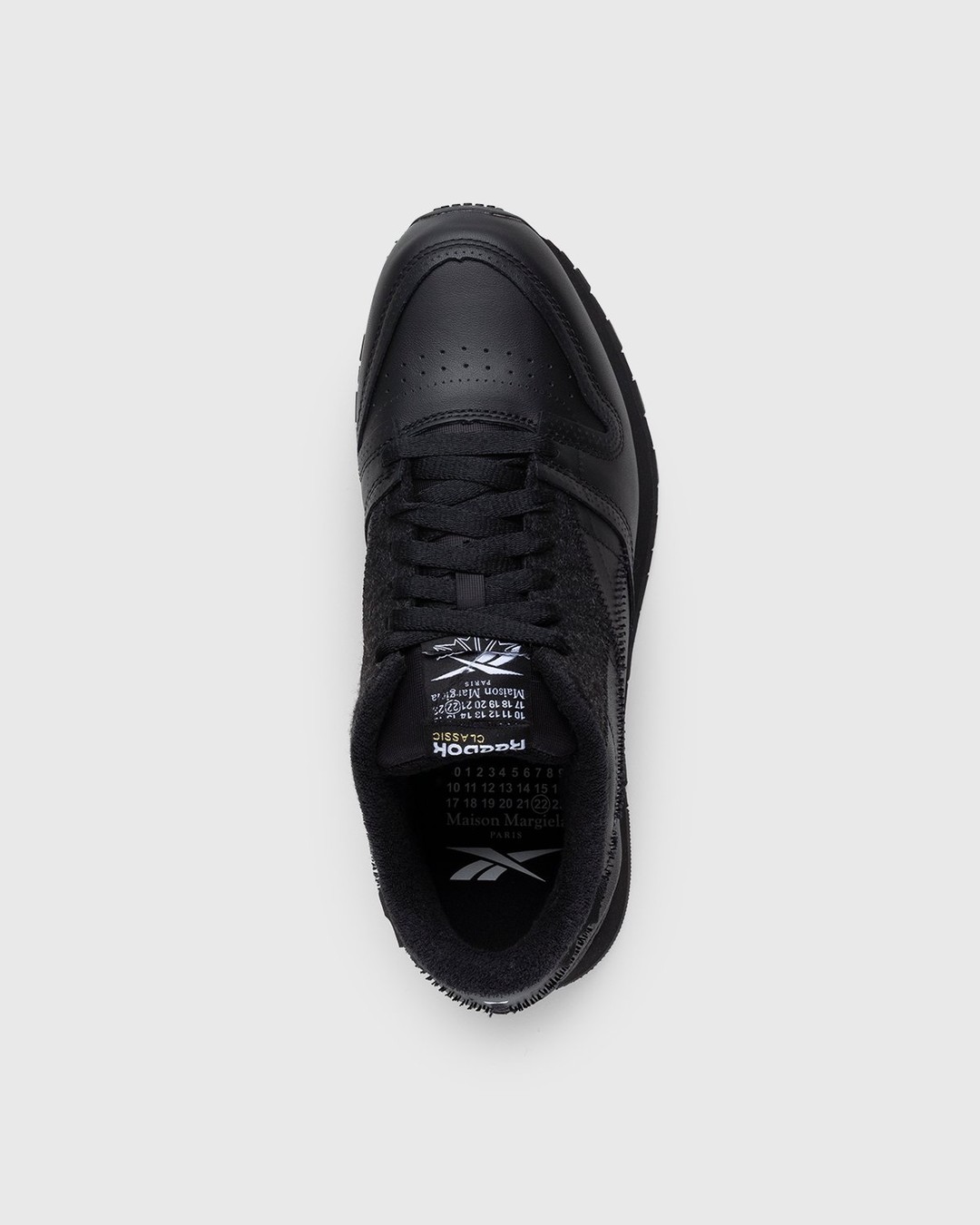 Maison Margiela x Reebok – Classic Leather Memory Of Black/Footwear  White/Black | Highsnobiety Shop