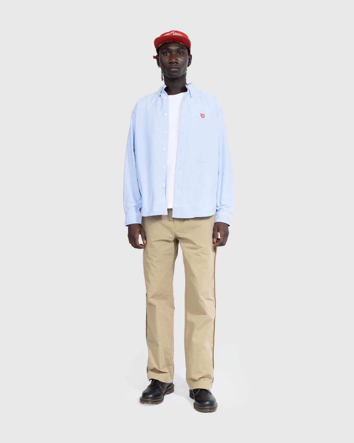 Human Made – Oxford B.D Long-Sleeve Shirt Blue | Highsnobiety Shop