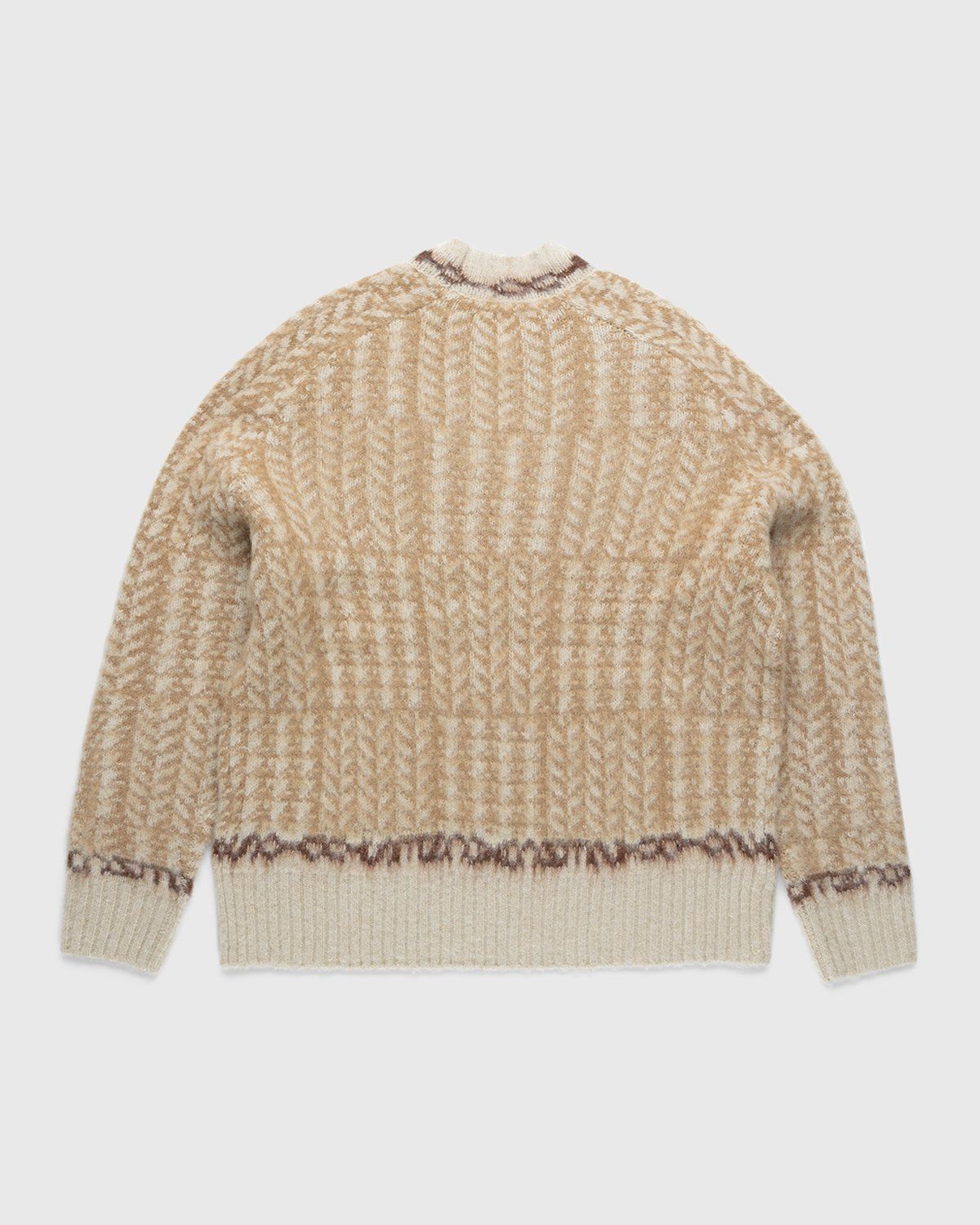 Acne Studios – Knit Sweater Beige | Highsnobiety Shop