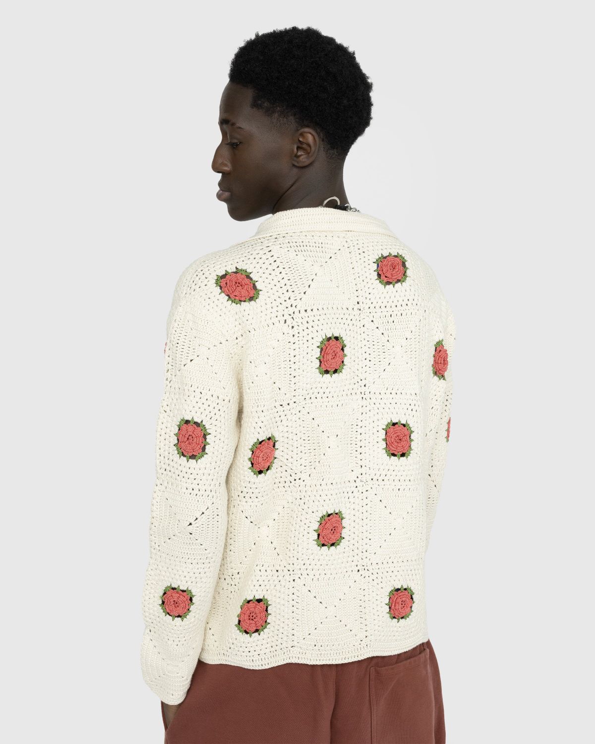 Bode – Rosette Crochet Shirt Longsleeve | Highsnobiety Shop