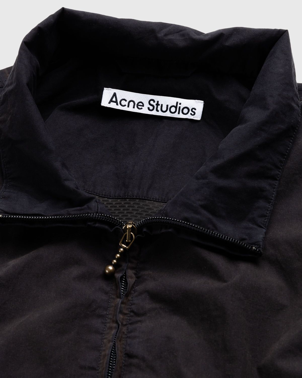 Acne Studios – Logo Zipper Jacket Black | Highsnobiety Shop