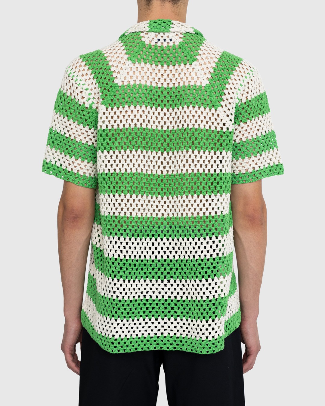 Bode – Crochet Shirt Green | Highsnobiety Shop